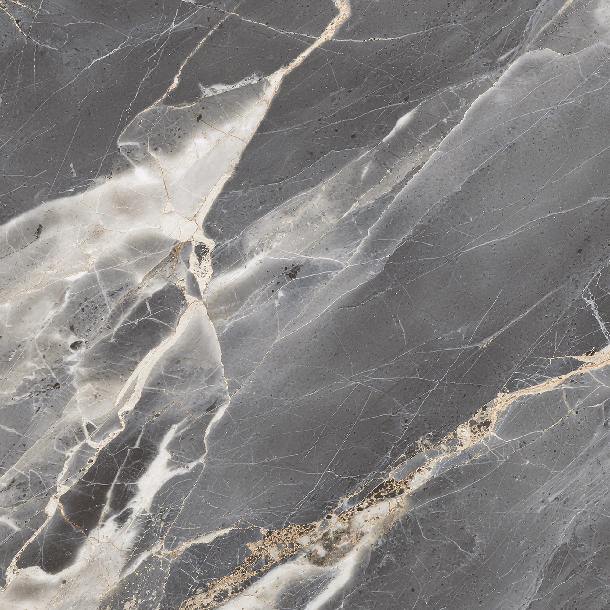 CERÁMICA MÁRMOL NOBILE C1 Cerámica Mármol Nobile de color gris oscuro, estilo mármol y acabado cristalino