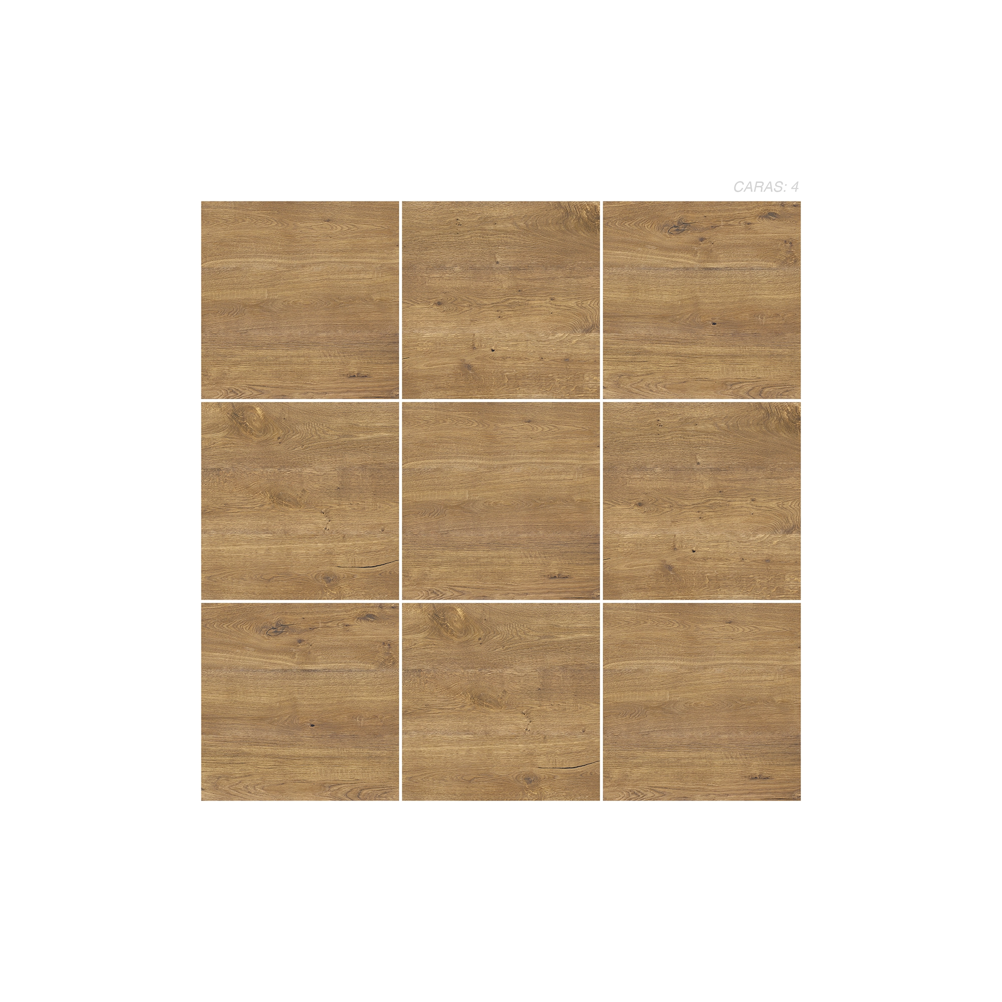 CERÁMICA MADERA NORVEN HONEY PANEL Cerámica Madera Norven Honey de color beige, estilo madera y acabado cristalino puesto en un panel de 9 piezas